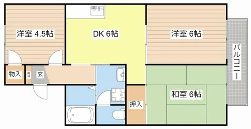 プレステージ壱番館【203号室】の間取り