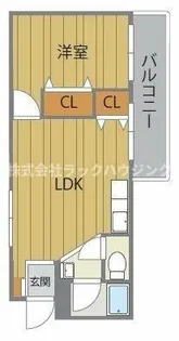 増田マンション【5階】の間取り