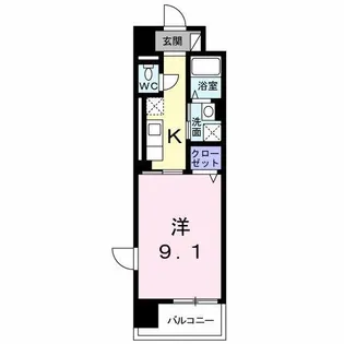 メゾン フォルテ【3階】の間取り