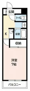 ベルシャンブール本宿【6階】の間取り