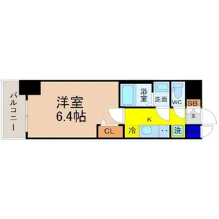 プレサンス新栄アーバンフロー【6階】の間取り