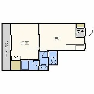 カーサ・ソレアード【3階】の間取り