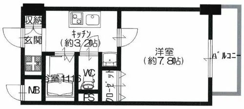 ディーベルメゾン【4階】の間取り