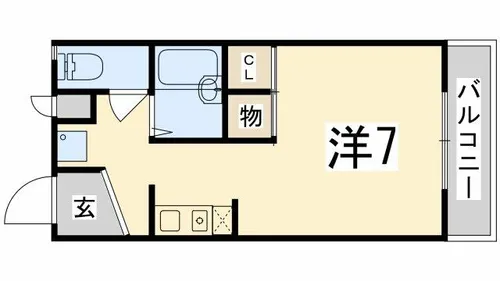 リバーハイツ【403号室】の間取り