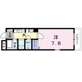 メゾン・ドゥ・ブーシェ衣笠【1階】の間取り