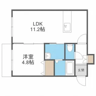 COCO美園【4階】の間取り