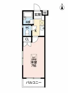 センエイ松山【1階】の間取り