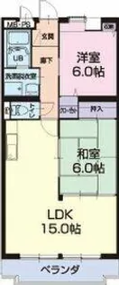 Limpia高峯【3階】の間取り