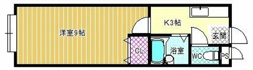 グリーンヒル110【2階】の間取り