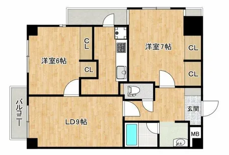アネックス池田【3階】の間取り