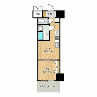 グランビア深井【3階】の間取り