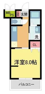 コンフォートM【202号室】の間取り