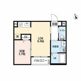 KERASIA【3階】の間取り