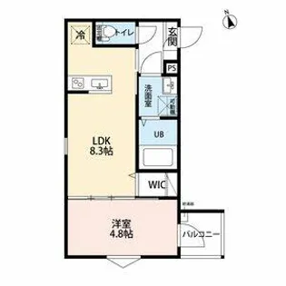 Kerasia【2階】の間取り