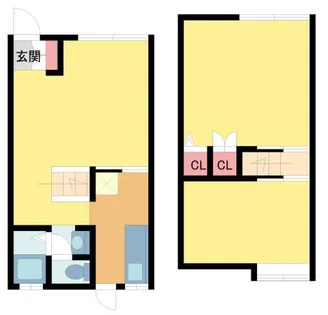 米田ハイツ【1階】の間取り