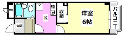 ブライトンヒルズ箕面【2階】の間取り