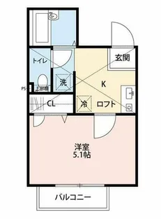 アーバンハイム箱崎【2階】の間取り