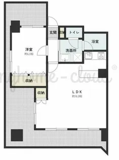 ライオンズプラザ高宮【7階】の間取り
