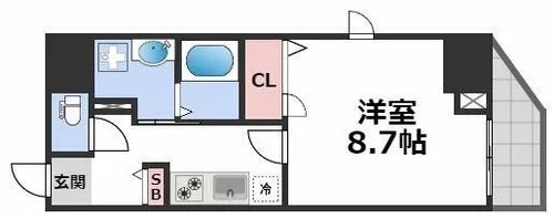 Gran Pino内淡路【3階】の間取り