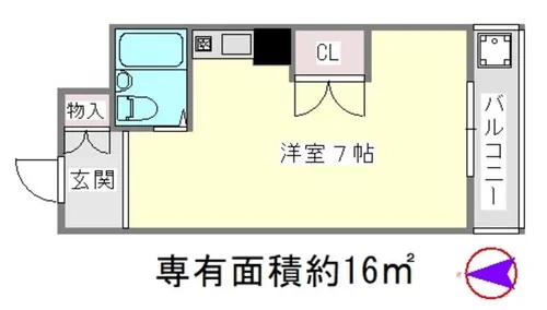SQUARE20【1階】の間取り