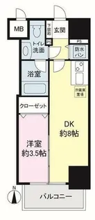 イグレック南本町【7階】の間取り