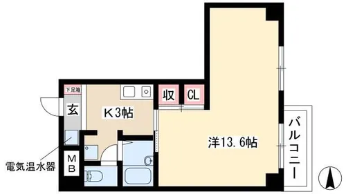 ISM泉【0704号室】の間取り