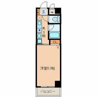 愛知県名古屋市中区新栄1丁目【マンション】の間取り