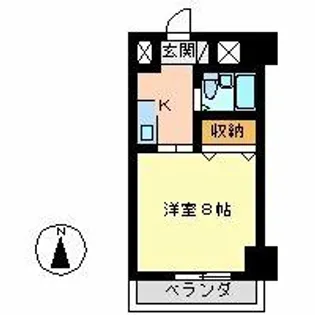 グレイス日比野【6階】の間取り