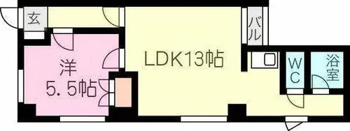 サンシティ瓦町【3階】の間取り