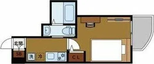 エステムコート名古屋千種グレイス【14階】の間取り