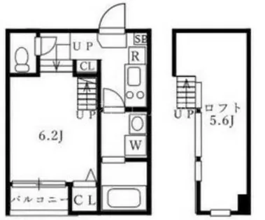 アップハウス【1階】の間取り
