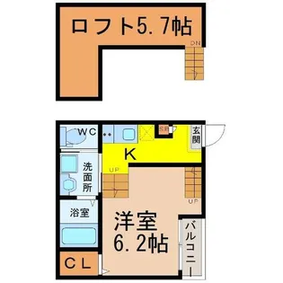 エルピーダ【1階】の間取り