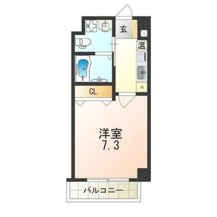 大阪府大阪市生野区新今里2丁目【マンション】の間取り