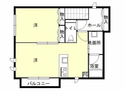 コンフォルトプラス【201号室】の間取り