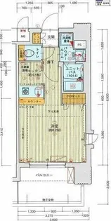 ライジングコート名古屋駅前東【7階】の間取り