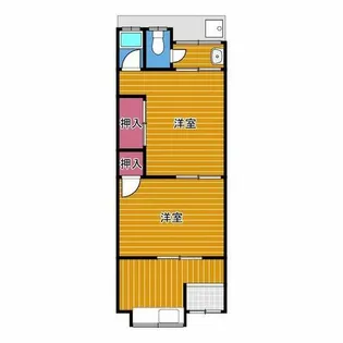 喜志新家町平屋【1階】の間取り