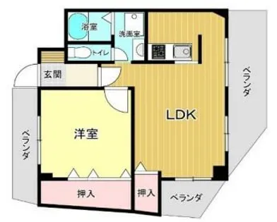 HK81ビル【201号室】の間取り