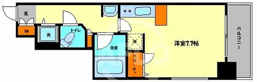 アーデン堺筋本町【9階】の間取り