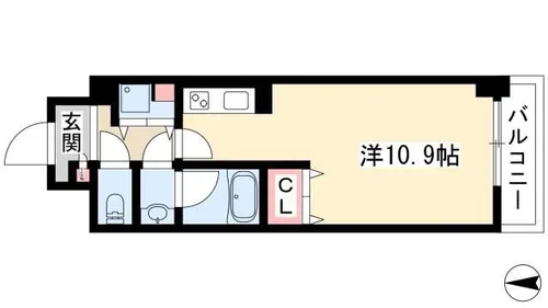 ルペルティア【1003号室】の間取り
