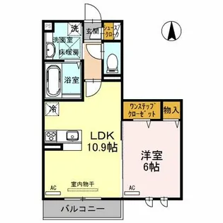 カーサ ソレアード【2階】の間取り