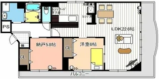 サンハイツヒロ【002-B号室】の間取り