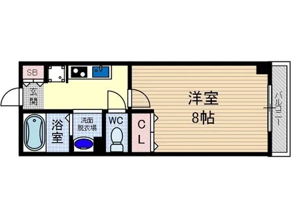 カーサブリランテ【702号室】の間取り