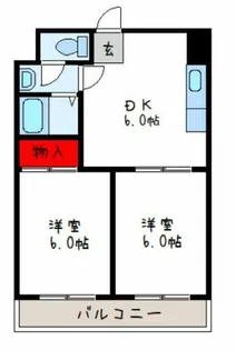 プレアール恩智【2階】の間取り