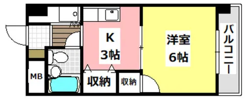 フローレンス小野原【307号室】の間取り