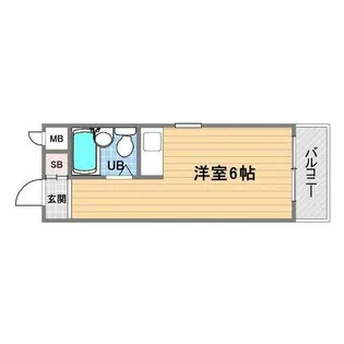 ダイドーメゾン甲子園口【3階】の間取り