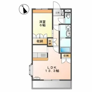 アクロポリスⅢ【2階】の間取り