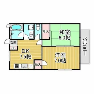 ブジュン苑【1階】の間取り