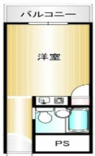 シャトー都島【2階】の間取り