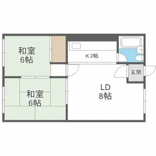センチュリー元町【202号室】の間取り