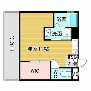 グロワール池田【2階】の間取り